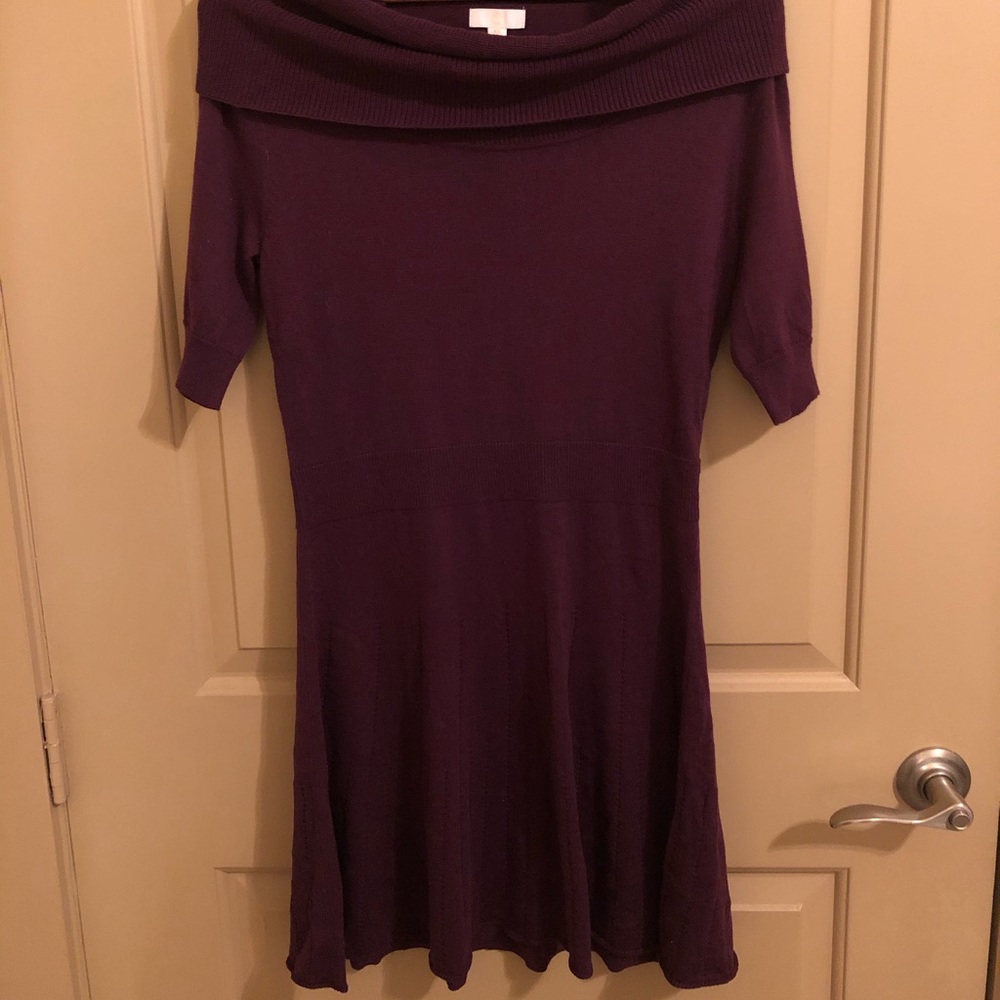 NWT short sleeve turtleneck sweater dress